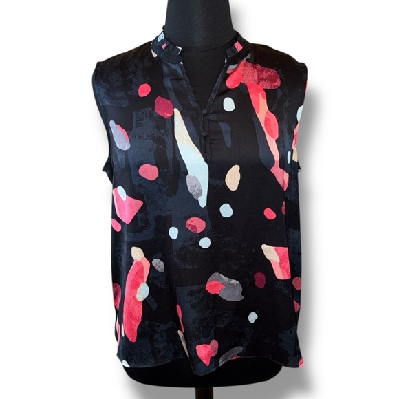 NIC +ZOE Kaleidoscope Tank - Black Multi XXL - Picture 2 of 12